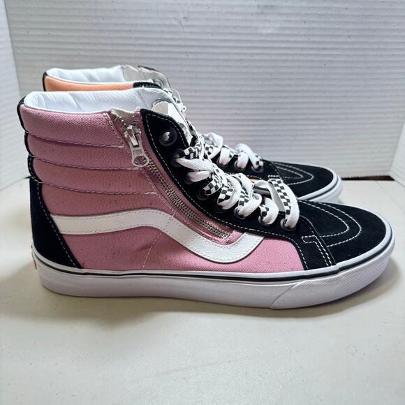 New Vans Sk8-Hi Reissue Side Zip Purple/Black High-Top Shoes 2022 Sz 11.5 M/13 W